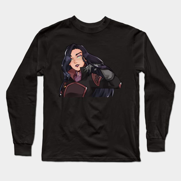 asami sato Long Sleeve T-Shirt by HeyMrDeath